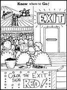 Fire Safety Music - Free Coloring Pages